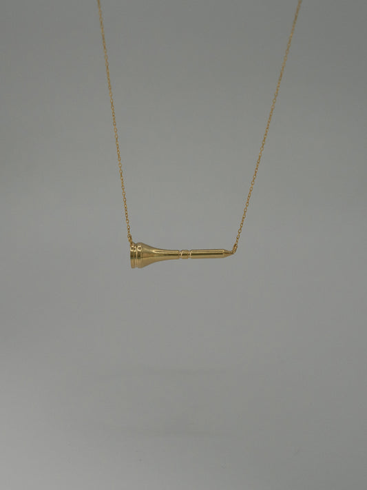 Golf tee necklace