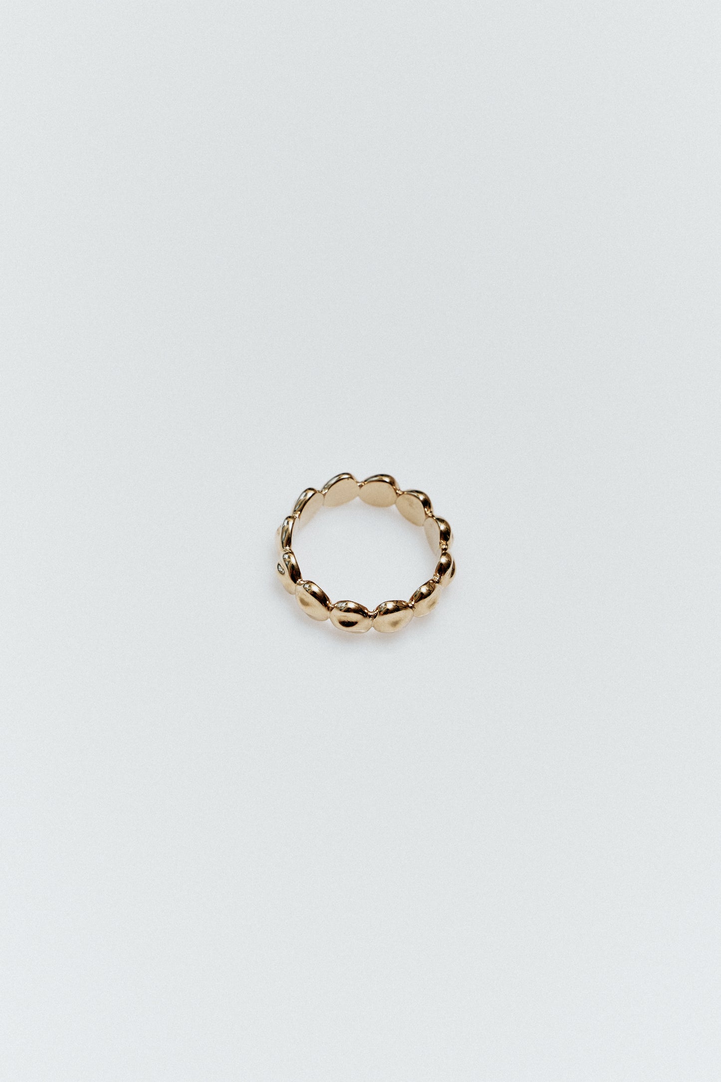 Irregular stone band (gold)