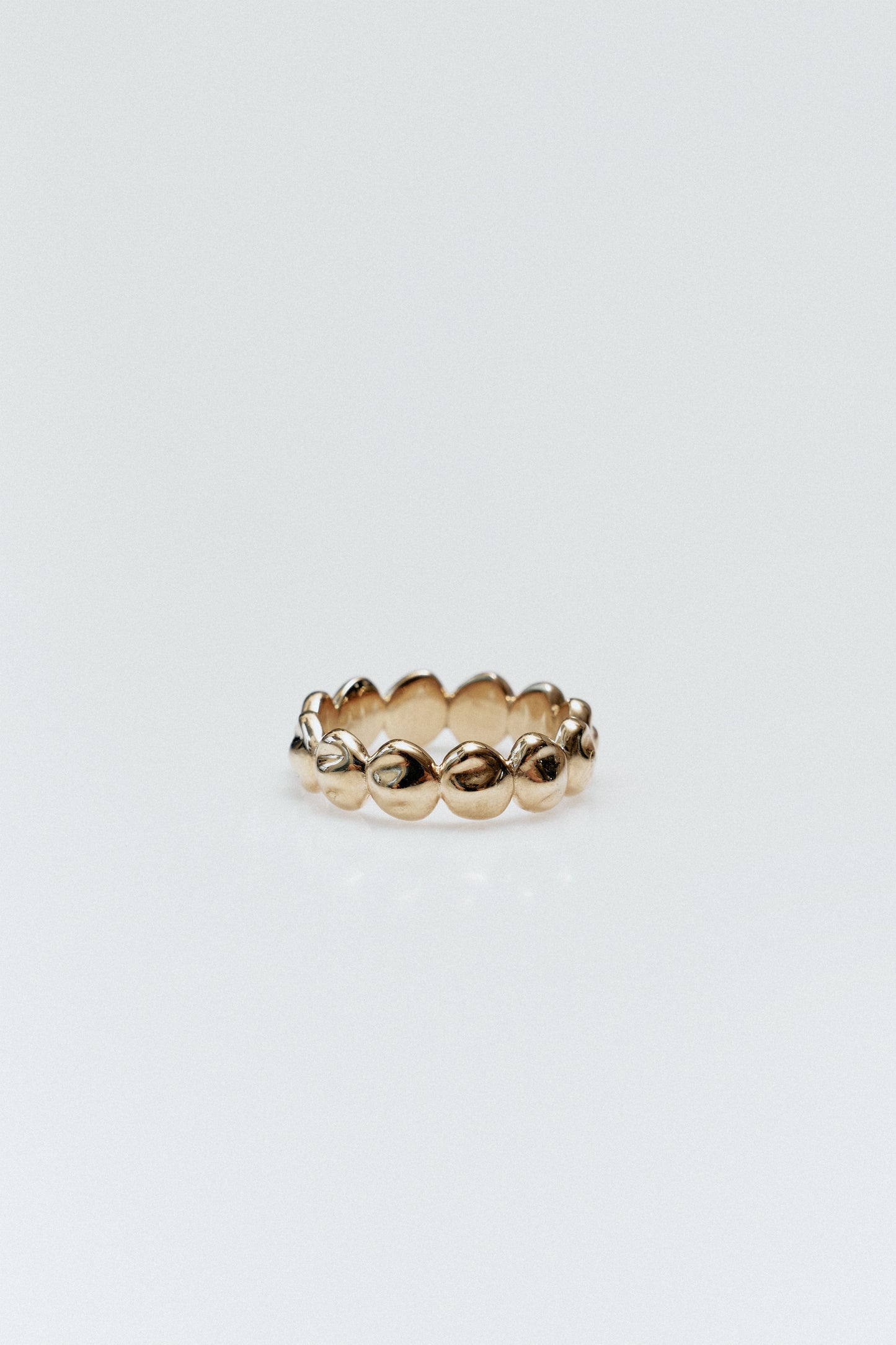 Irregular stone band (gold)