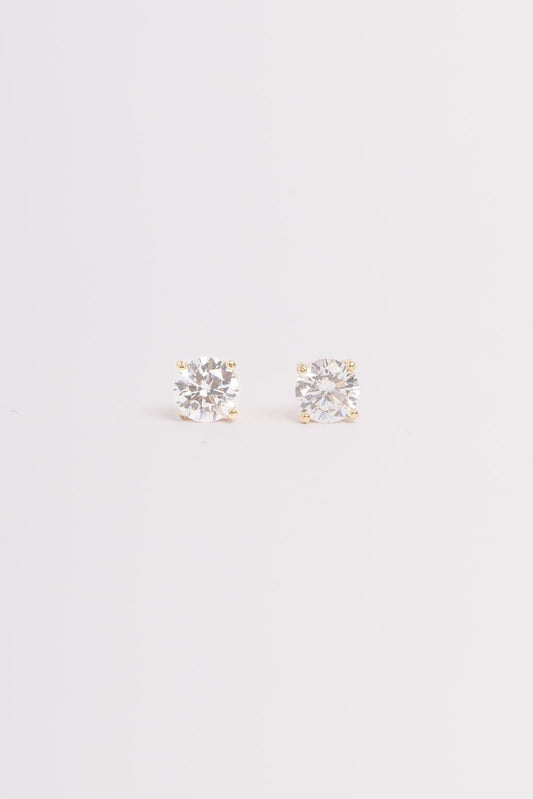 14k gold 4mm earrings (W/Y)